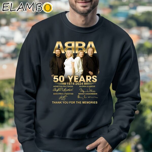 Abba Band 50 Year 1974 2024 Thank You For The Memories Shirt Sweatshirt 3