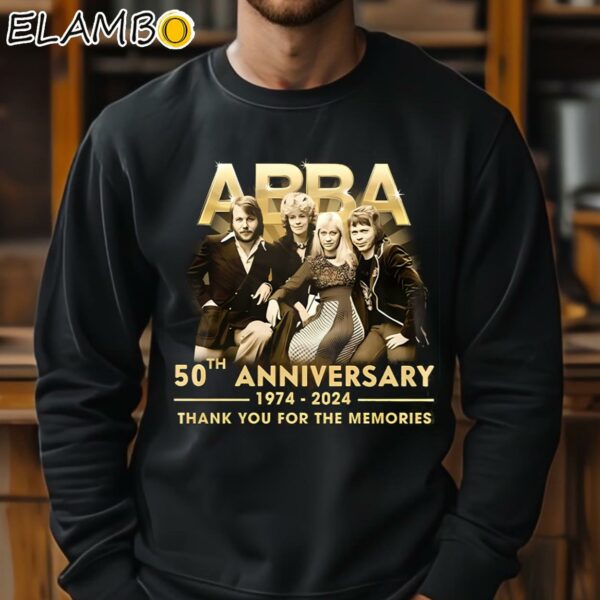 Abba Band 50th Anniversary 1974 2024 Thank You For The Memories Shirt Sweatshirt 11