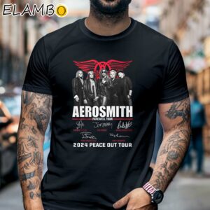 Aerosmith Farewell Tour 2024 Peace Out Tour Shirt Black Shirt 6