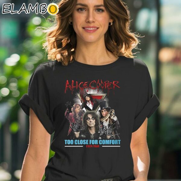 Alice Cooper Too Close For Comfort 2024 Tour Shirt Black Shirt 41