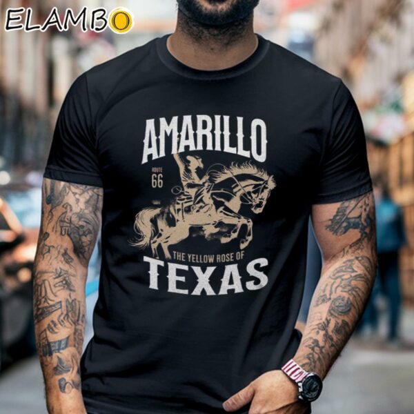 Amarillo The Yellow Of Texas Shirt Country Music Gifts Black Shirt 6