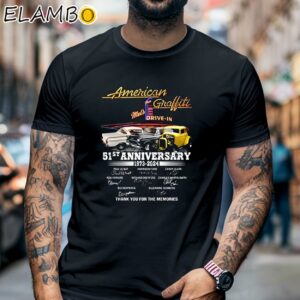 American Graffiti Mels Drive In 51st Anniversary 1973 2024 Thank You For The Memories Shirt Black Shirt 6