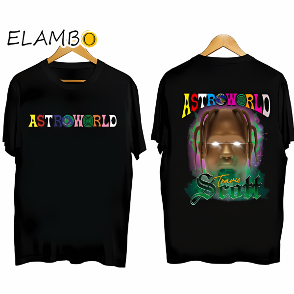 Astroworld Travis Scott Tour Merch Shirt Hip Hop Gifts