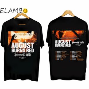 August Burns Red Tour Concert Shirt Printed Printed