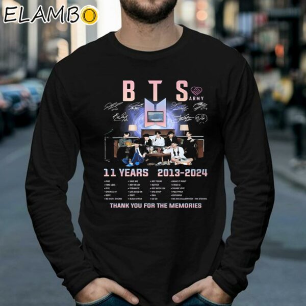 BTS 11 Years 2013 2024 Thank You For The Memories Shirt Longsleeve 39