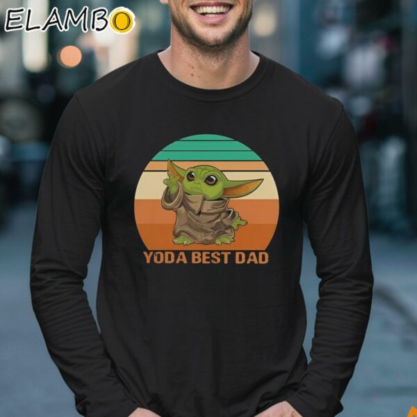 Baby Yoda Best Dad Vintage Shirt Longsleeve 17