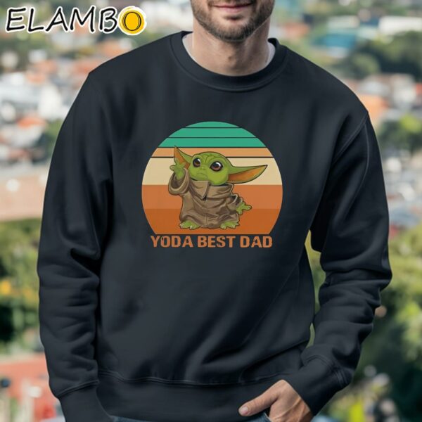 Baby Yoda Best Dad Vintage Shirt Sweatshirt 3