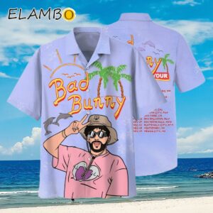 Bad Bunny Bleached Tour Hawaiian Shirt Bad Bunny Tour Merch Aloha Shirt Aloha Shirt
