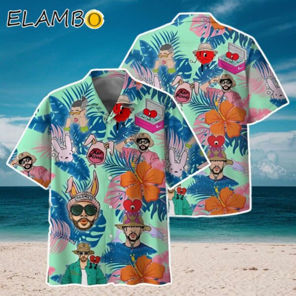 Bad Bunny Hawaiian Shirt Bad Bunny Merch Nadie Sabe Aloha Shirt Aloha Shirt