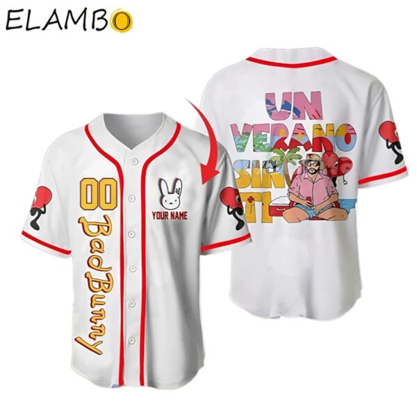 Bad Bunny Jersey Un Verano Sin Ti Baseball Jerseys Background FULL