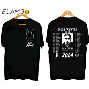 Bad Bunny Nadie Sabe Most Wanted Tour Concert Shirt