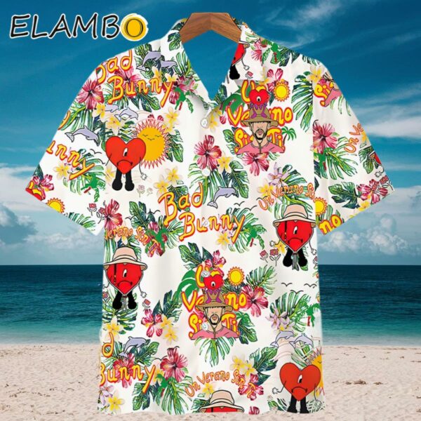 Bad Bunny Summer Hawaiian Shirt Bad Bunny Un Verano Sin Ti Merch Aloha Shirt Aloha Shirt