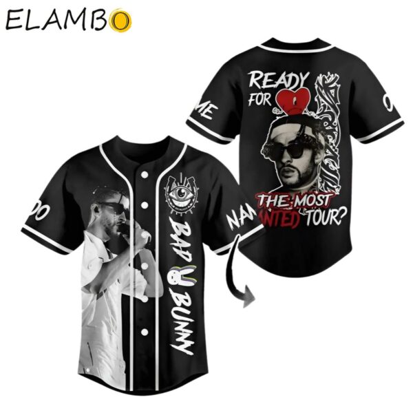 Bad Bunny The Most Wanted Tour Custom Baseball Jersey