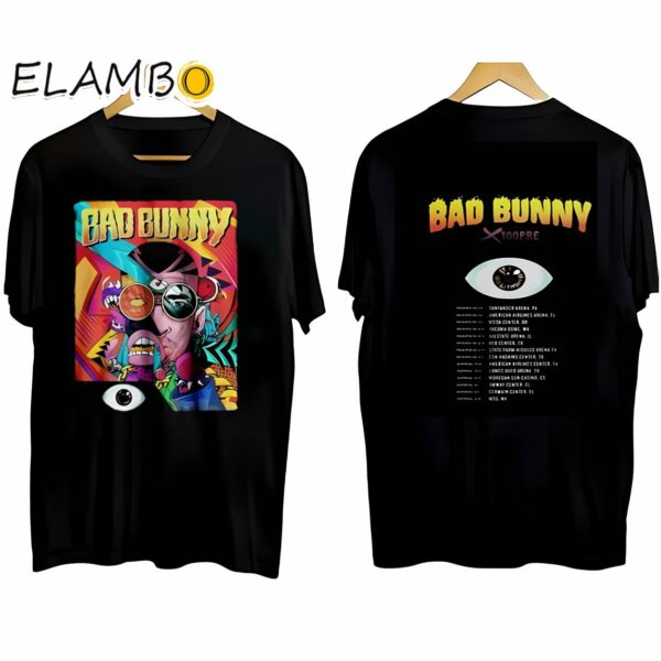 Bad Bunny X100pre Album Shirt Black Shirt Black Shirt