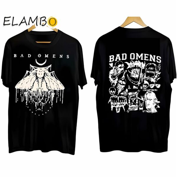 Bad Omens Tour 2024 Music T Shirt Black Shirt Black Shirt