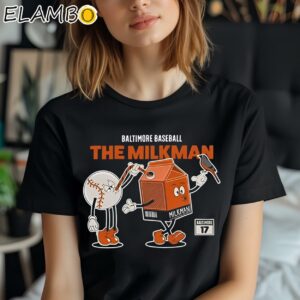 Baltimore Baseball The Milkman Shirt Black Shirt Shirt
