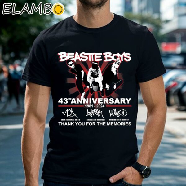 Beastie Boys 43rd Anniversary 1981 2024 Thank You For The Memories Shirt Black Shirts Shirt
