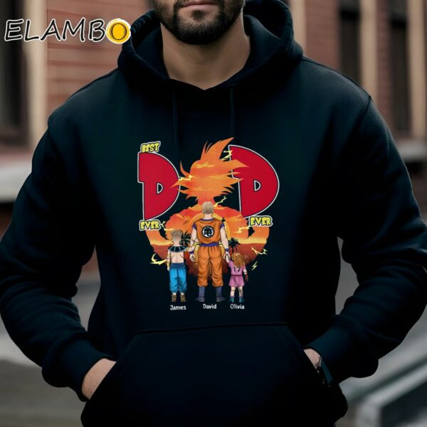 Best Dad Ever Shirt Dragon Ball Anime Fathers Day Gifts Hoodie Hoodie