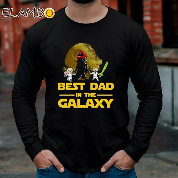 Best Dad In The Galaxy T shirt Funny T Shirt For Dad Longsleeve Long Sleeve