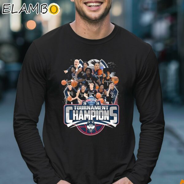 Big East 2024 Tournament Champions Uconn Huskies Shirt Longsleeve 17