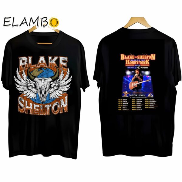 Blake Shelton 2024 Back to the Honky Tonk Tour Concert Shirt