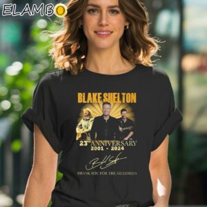 Blake Shelton 23rd Anniversary 2001 2024 Thank You For The Memories Shirt Black Shirt 41