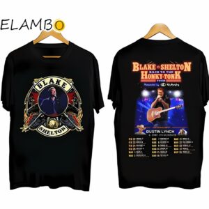 Blake Shelton Back to the Honky Tonk Tour Concert 2024 T Shirt Printed Printed
