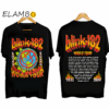 Blink B182 World Tour 2023 2024 Flames Graphic Band Shirt