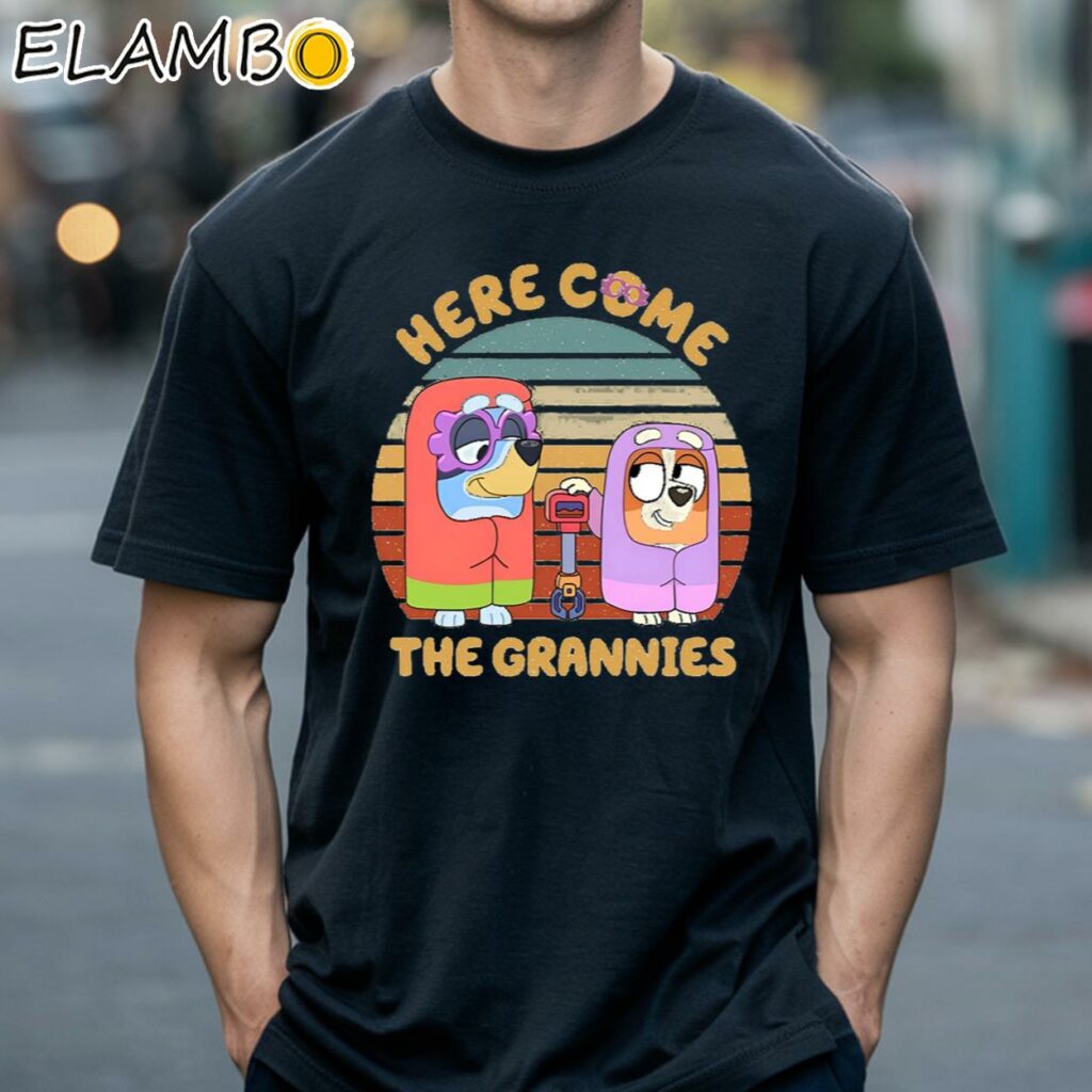 Bluey Here Come The Grannies Shirt Bluey Mom Gifts