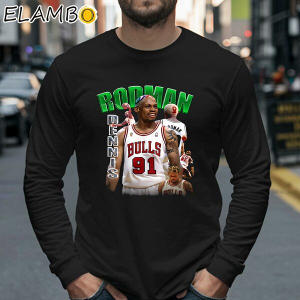 Bootleg Retro Dennis Rodman Chicago Bulls Shirt Longsleeve 40