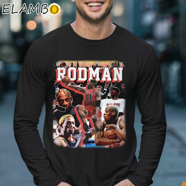 Bootleg Retro Dennis Rodman Graphic Tee Longsleeve 17