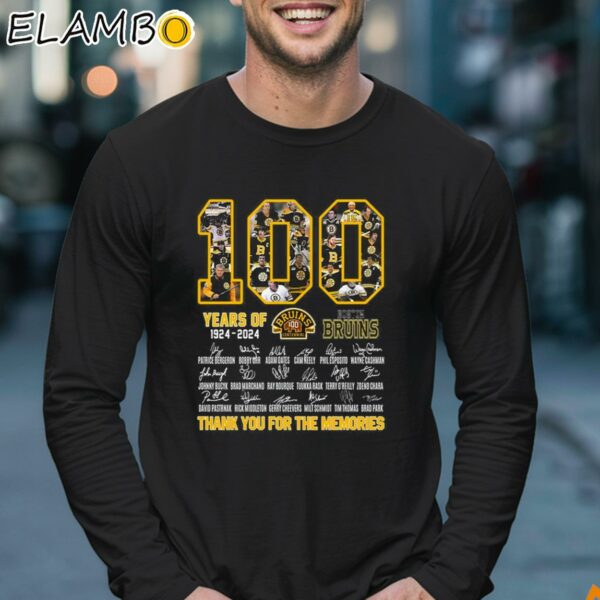 Boston Bruins 100 Years Of 1924 2024 Thank You For The Memories Shirt Longsleeve 17