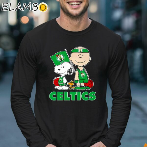 Boston Celtics Basketball Snoopy Peanuts Charlie Brown Shirt Longsleeve 17