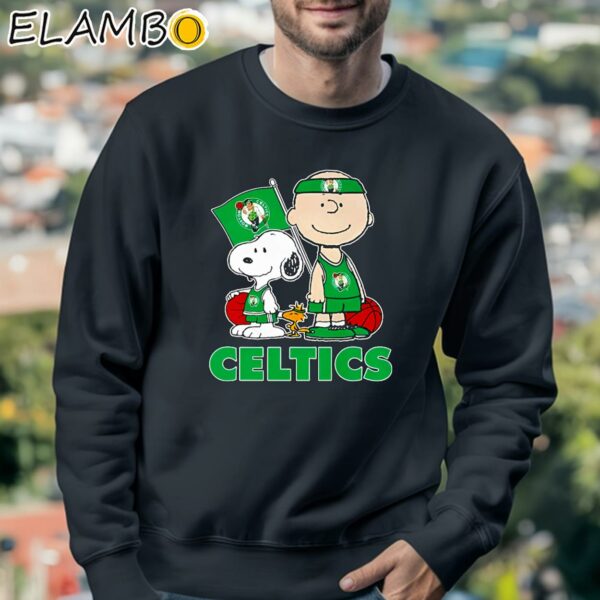 Boston Celtics Basketball Snoopy Peanuts Charlie Brown Shirt Sweatshirt 3