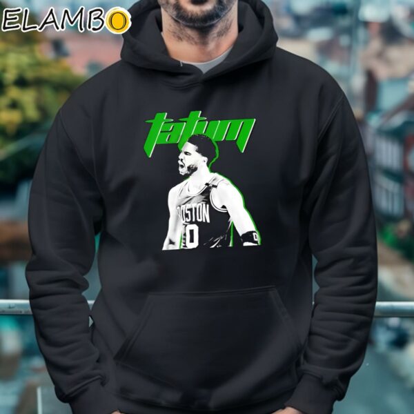 Boston Celtics Jayson Tatum Number 0 Professional Player Shirt Hoodie 4