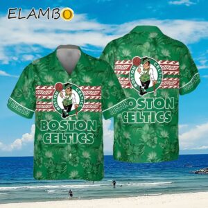 Boston Celtics NBA Hibiscus Pattern Hawaiian Shirt Aloha Shirt Aloha Shirt