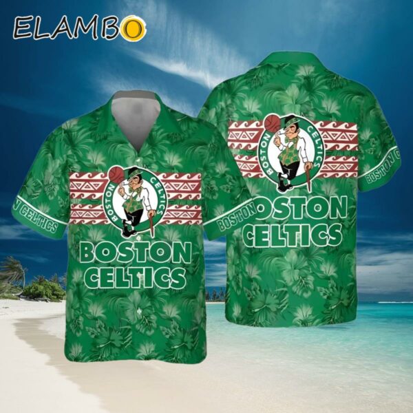 Boston Celtics NBA Hibiscus Pattern Hawaiian Shirt Hawaiian Hawaiian