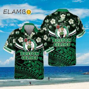 Boston Celtics National National Basketball Association Polynesian Pattern Hawaiian Shirt Aloha Shirt Aloha Shirt