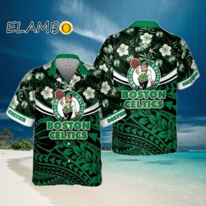 Boston Celtics National National Basketball Association Polynesian Pattern Hawaiian Shirt Hawaiian Hawaiian