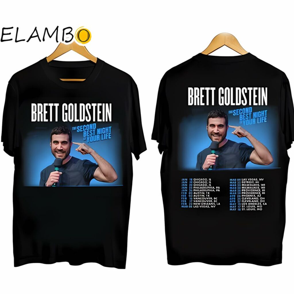 Brett Goldstein The Second Best Night of Your Life Tour 2024 Shirt Printed Printed