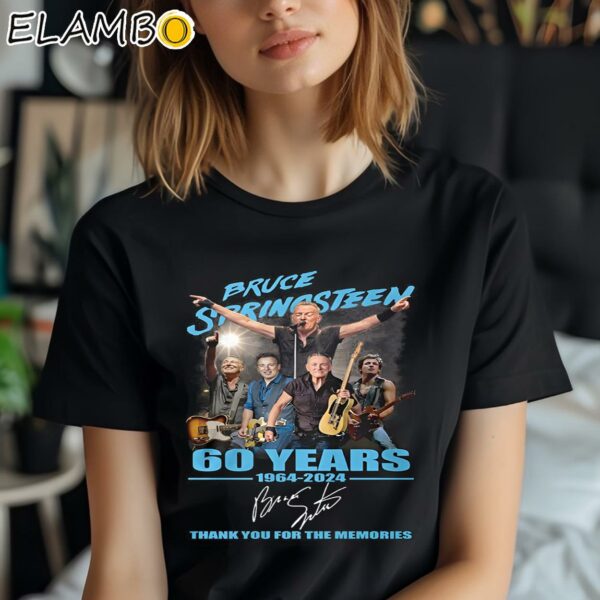 Bruce Springsteen 60 Years Of The Memories 1964 2024 Shirt Black Shirt Shirt