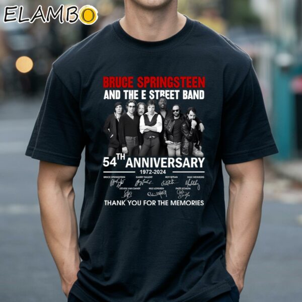 Bruce Springsteen And The E Street Band 52th Anniversary 1972 2024 Thank You For The Memories Shirt Black Shirts 18