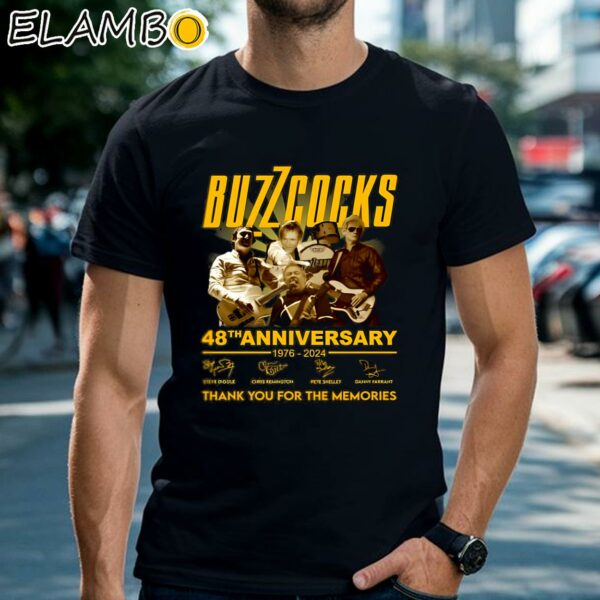 Buzzcocks 48th Anniversary 1976 2024 Thank You For The Memories Shirt Black Shirts Shirt