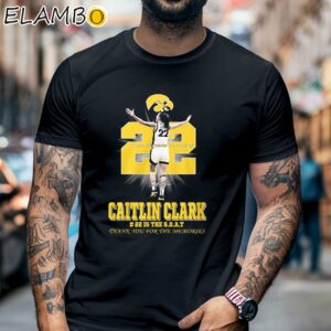 Caitlin Clark 22 Is The GOAT Thank You For The Memories Shirt Black Shirt 6