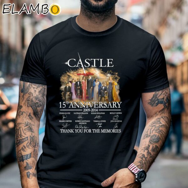 Castle 15th Anniversary 2009 2014 Thank You For The Memories Shirt Black Shirt 6