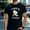 Charlie And Snoopy Believe In Yourself LGBT Tee Shirt Black Shirts Shirt