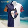 Chicago Bears And Chicago Cubs Heartbeat Love Summer Gift Hawaiian Shirt Hawaiian Hawaiian