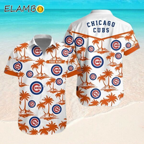 Chicago Cubs Coconut Pattern White Hawaiian Shirt Hawaaian Shirt Hawaaian Shirt