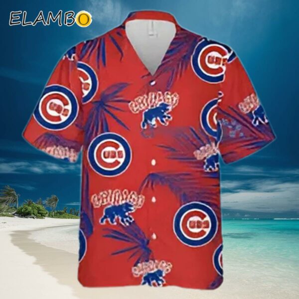 Chicago Cubs Palm Leaves Pattern Hawaiian Shirt Hawaiian Hawaiian