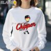 Chipper Jones Atlanta Braves Caricature Shirt Sweatshirt 30